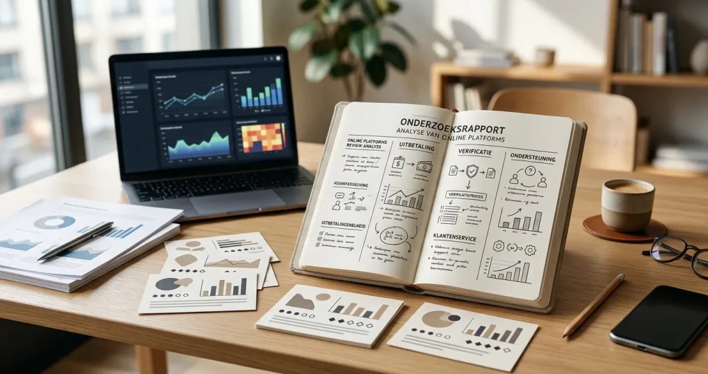 Redactionele illustratie van verschillende spelersreviews en terugkerende klachtenthema